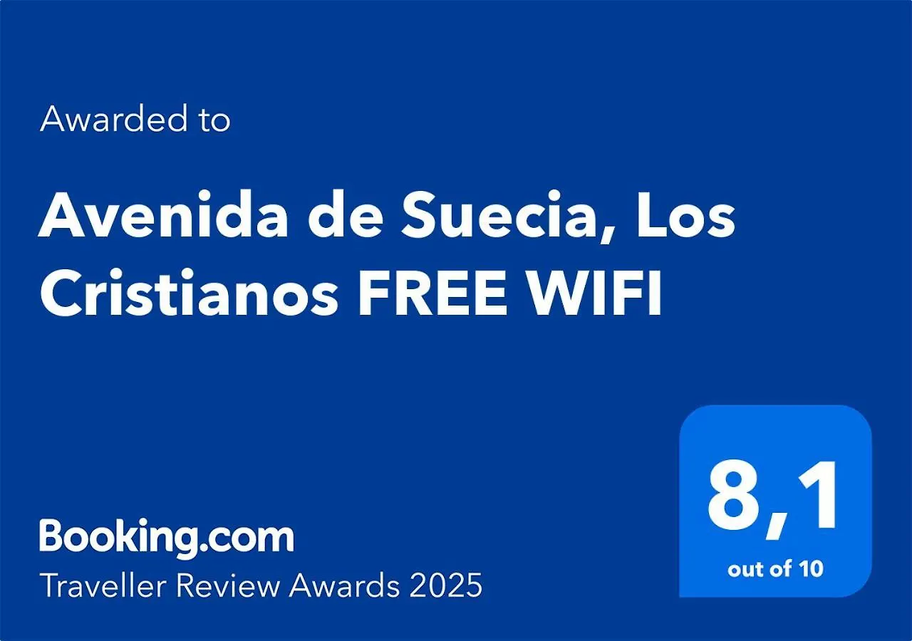 Lägenhet Avenida De Suecia, Los Cristianos Free Wifi Arona